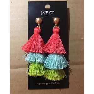 J Crew Tassle Earrings